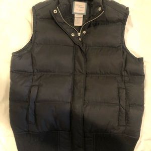 Black down vest